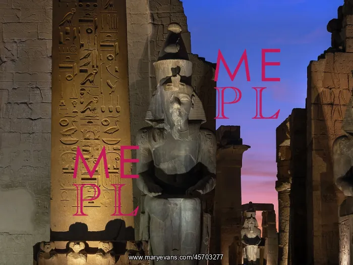 : Ramesses II statue, Luxor Temple, Luxor, Egypt : Ramesses II statue, Luxor Temple, Luxor, Egypt