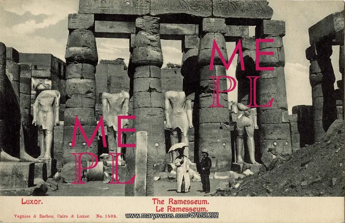 : Ramesseum of Rameses II, Thebes, Egypt : Ramesseum of Rameses II, Thebes, Egypt