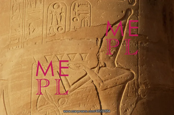 : Ramesseum. Relief depicting the pharaoh making an offering t : Ramesseum. Relief depicting the pharaoh making an offering t