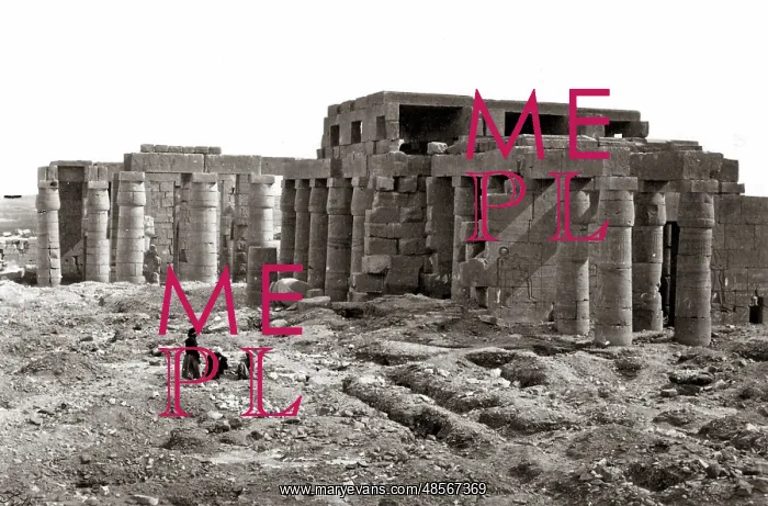  : The Ramesseum, Thebes, Egypt, 1857 (Francis Frith)