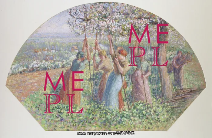 : Rameuses de pois, by Camille Pissarro : Rameuses de pois, by Camille Pissarro