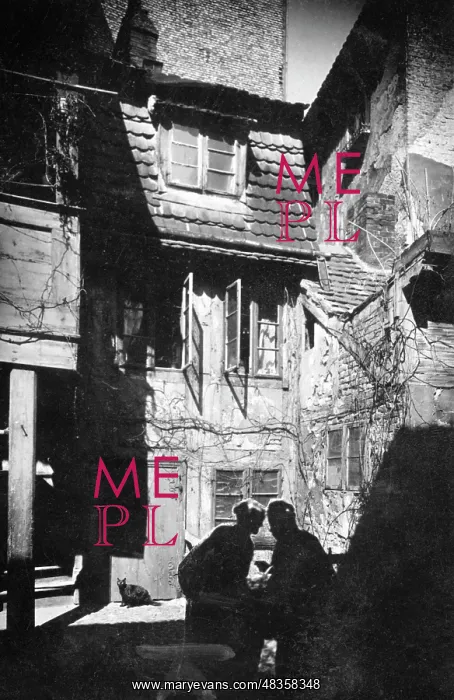 : Ramshackle backyard in Berlin, 1920 : Ramshackle backyard in Berlin, 1920
