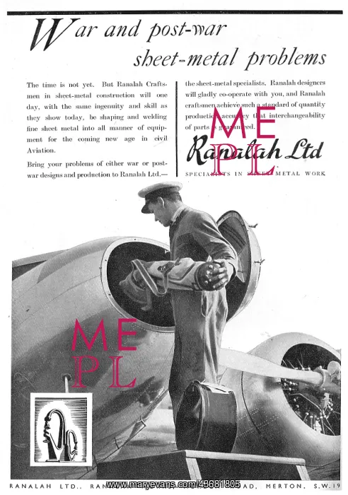 : Ranalah Aircraft Sheet Metal Work : Ranalah Aircraft Sheet Metal Work