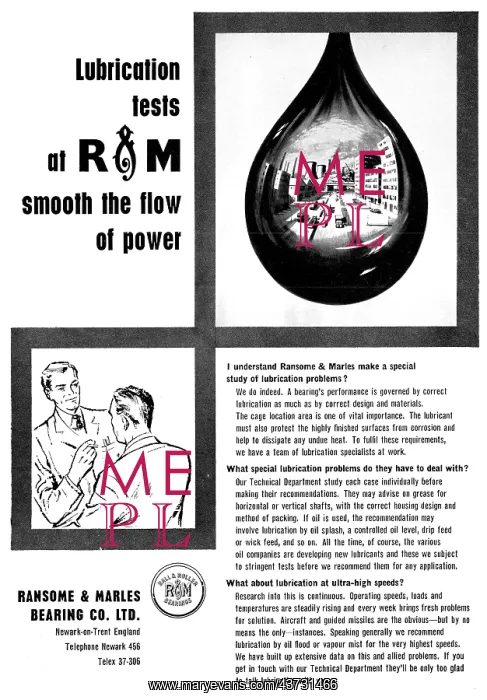 : Ransome & Marles Bearings : Ransome & Marles Bearings