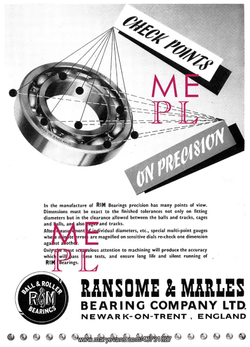 : Ransome & Marles Bearings : Ransome & Marles Bearings