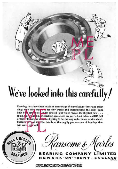 : Ransome & Marles Bearings : Ransome & Marles Bearings