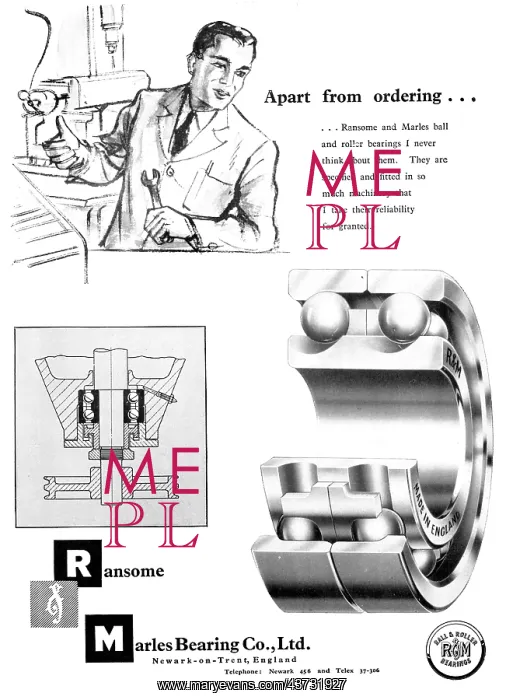 : Ransome & Marles Bearings : Ransome & Marles Bearings