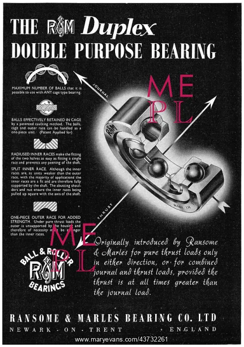 : Ransome & Marles Bearings : Ransome & Marles Bearings