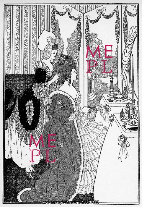 : The Rape of the Lock, Aubrey Beardsley illustration : The Rape of the Lock, Aubrey Beardsley illustration
