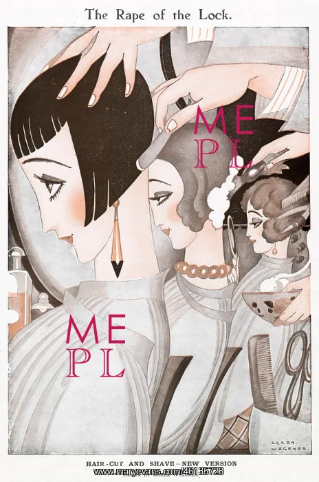 : The Rape of the Lock by Gerda Wegener : The Rape of the Lock by Gerda Wegener