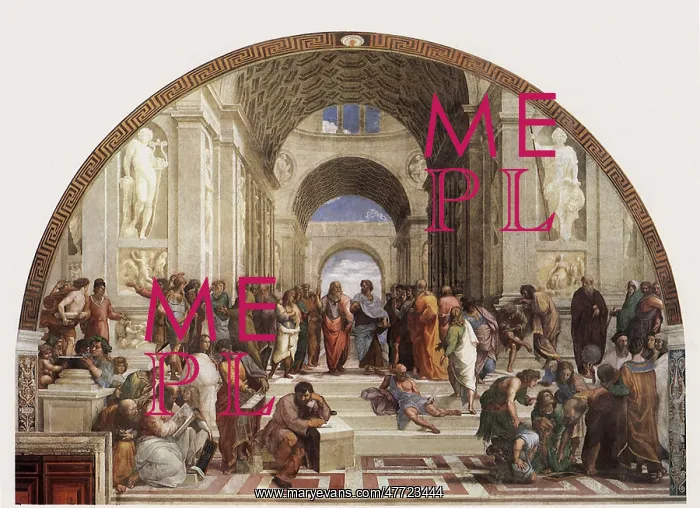 : Raphael's Stanza della Segnatura - The School of Athens : Raphael's Stanza della Segnatura - The School of Athens
