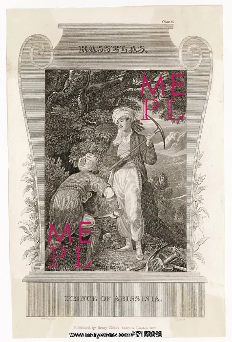 : Rasselas and Imlac digging a tunnel : Rasselas and Imlac digging a tunnel