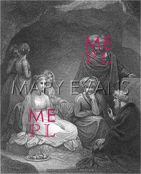 : Rasselas visiting the hermit : Rasselas visiting the hermit