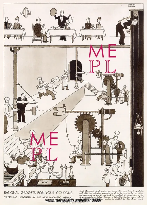 : Rational Gadgets For Your Coupons by William Heath Robinson : Rational Gadgets For Your Coupons by William Heath Robinson