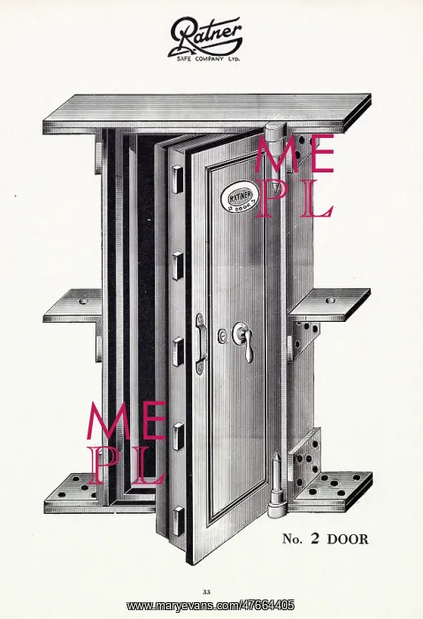 : Ratner strong room door, No. 2 : Ratner strong room door, No. 2