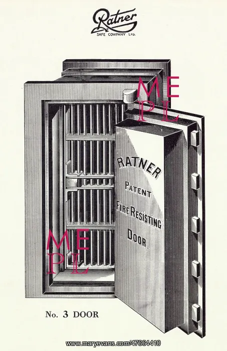 : Ratner strong room door, No. 3 : Ratner strong room door, No. 3