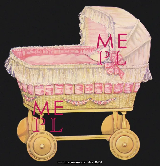 : Rattan Baby Carriage : Rattan Baby Carriage