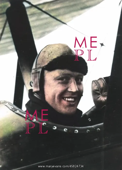: Raymond Collishaw, air ace, in his Sopwith Camel : Raymond Collishaw, air ace, in his Sopwith Camel