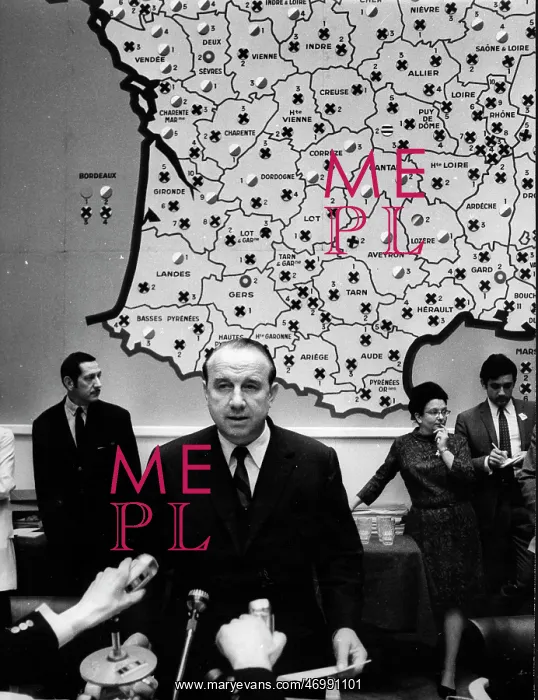 : Raymond Marcellin during a press conference : Raymond Marcellin during a press conference