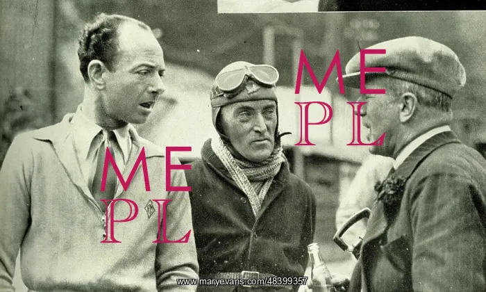 : Raymond Mays, Sir Malcolm Campbell and Earl Howe : Raymond Mays, Sir Malcolm Campbell and Earl Howe