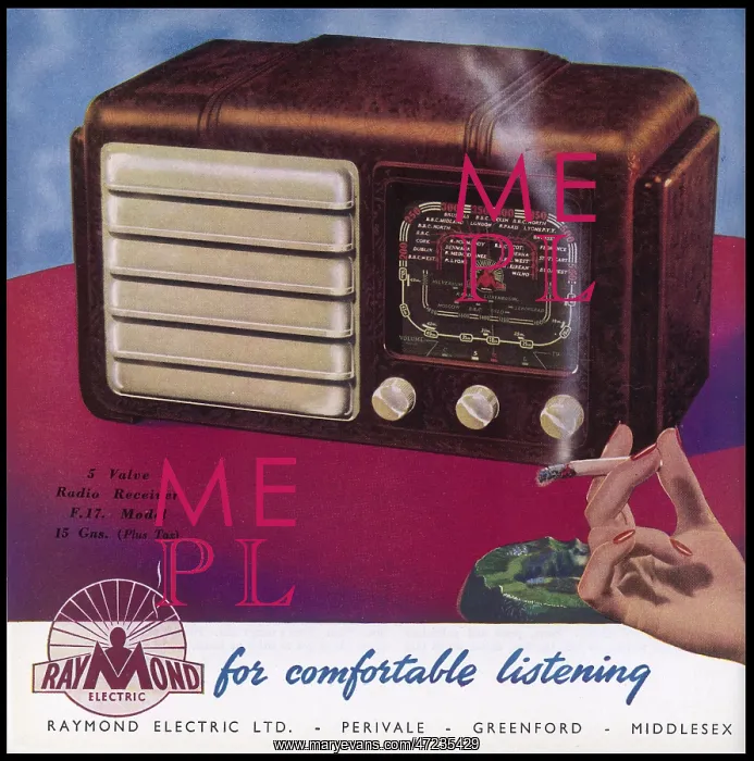 : RAYMOND RADIO 1947 : RAYMOND RADIO 1947
