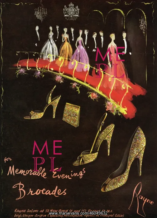 : Rayne shoes advertisement, 1953 : Rayne shoes advertisement, 1953