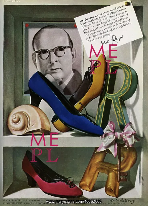 : Rayne shoes advertisement, 1964 : Rayne shoes advertisement, 1964