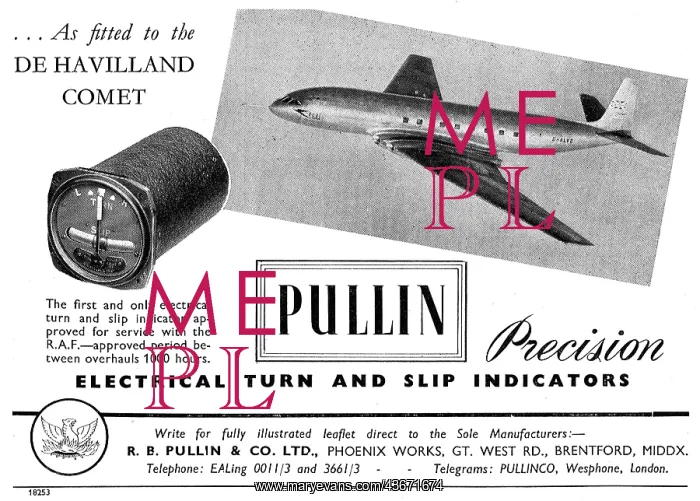 : R.B.Pullin Aircraft Instruments : R.B.Pullin Aircraft Instruments