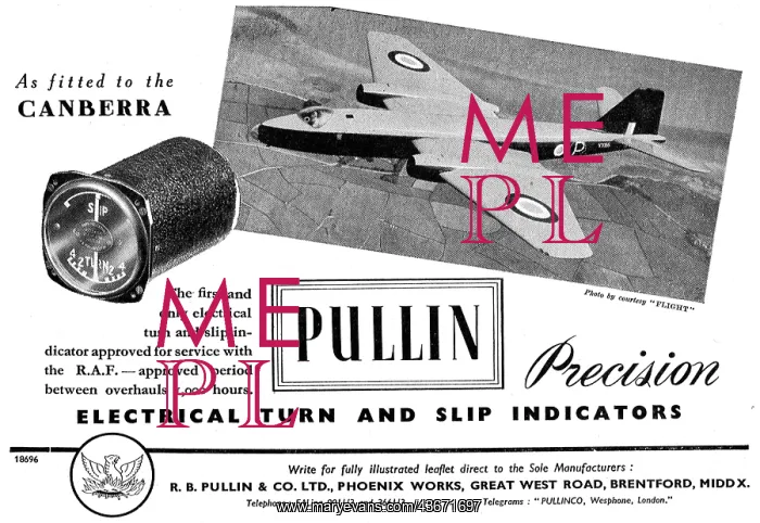 : R.B.Pullin Aircraft Instruments : R.B.Pullin Aircraft Instruments