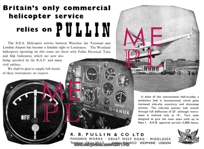 : R.B.Pullin Aircraft Instruments : R.B.Pullin Aircraft Instruments