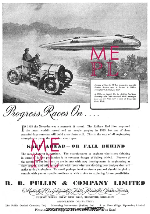 : R.B.Pullin Aircraft Instruments : R.B.Pullin Aircraft Instruments