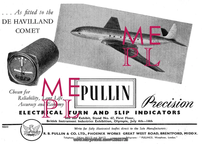 : R.B.Pullin Aircraft Instruments : R.B.Pullin Aircraft Instruments