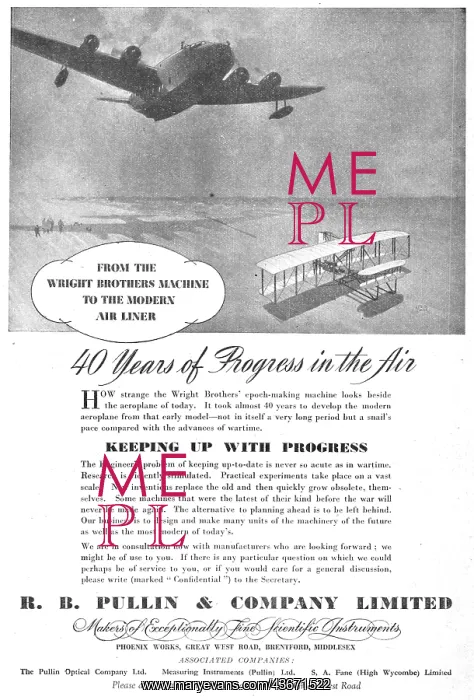 : R.B.Pullin Scientific Instruments : R.B.Pullin Scientific Instruments