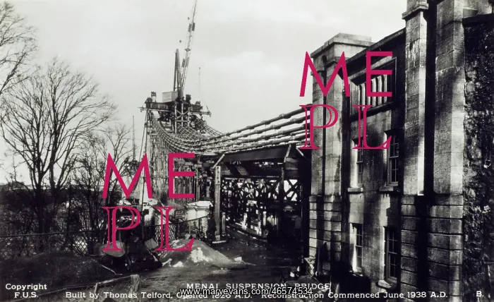 : Re-building Menai Suspension Bridge : Re-building Menai Suspension Bridge