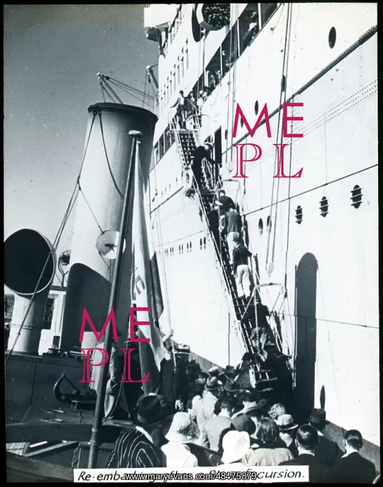  : Re-embarking a Union Castle Liner