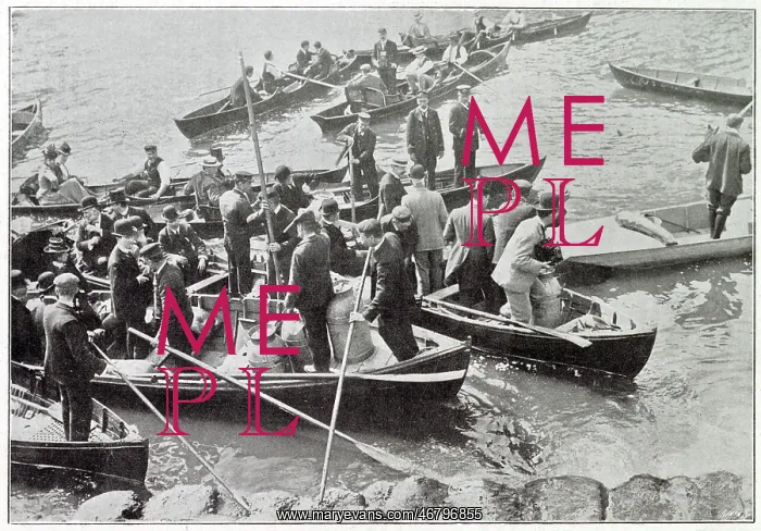 : Re-stocking salmon in the River Thames 1901 : Re-stocking salmon in the River Thames 1901