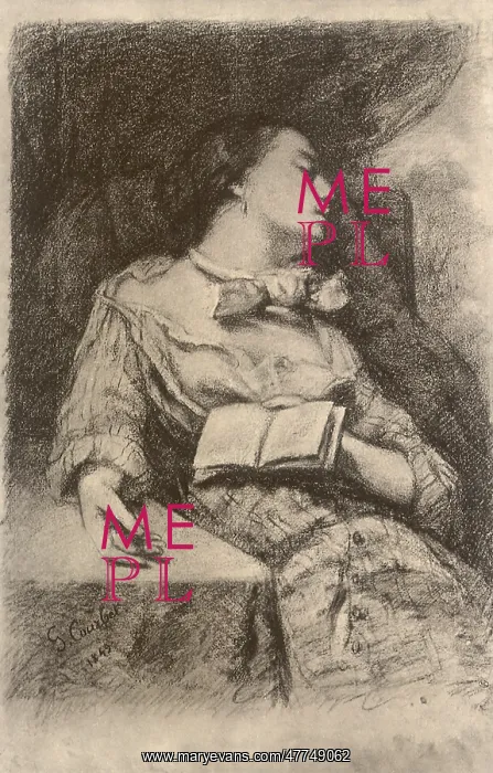  : Reader Asleep, by Courbet