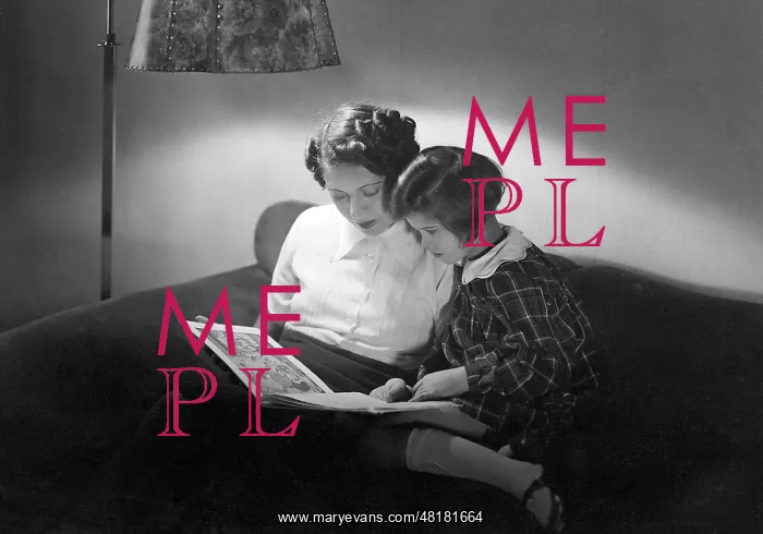 : Reading aloud, 1937 : Reading aloud, 1937