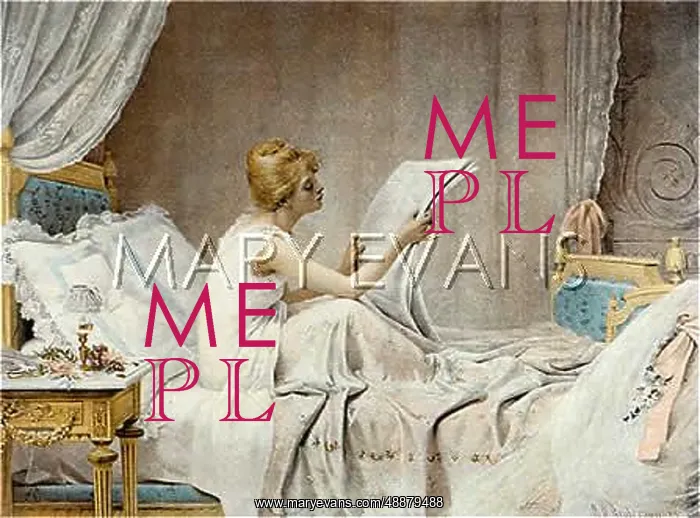 : READING IN BED : READING IN BED