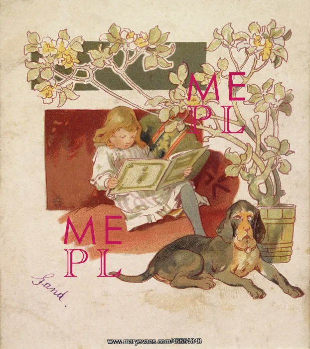 : READING GIRL, BLOODHOUND : READING GIRL, BLOODHOUND