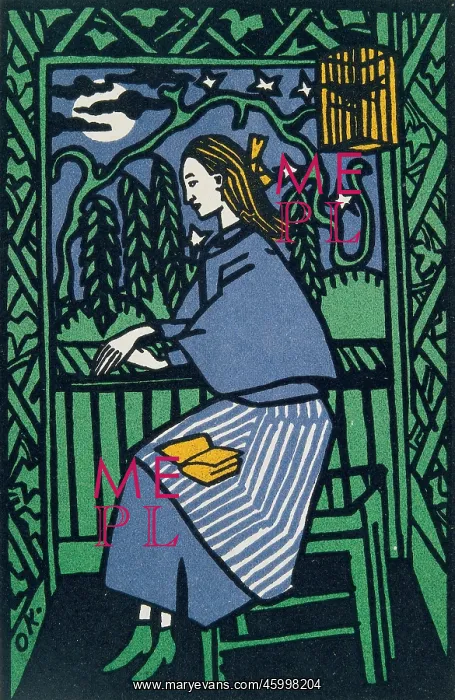: Reading girl at the window : Reading girl at the window