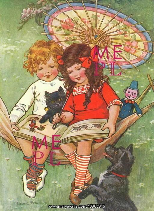 : Reading in a hammock : Reading in a hammock