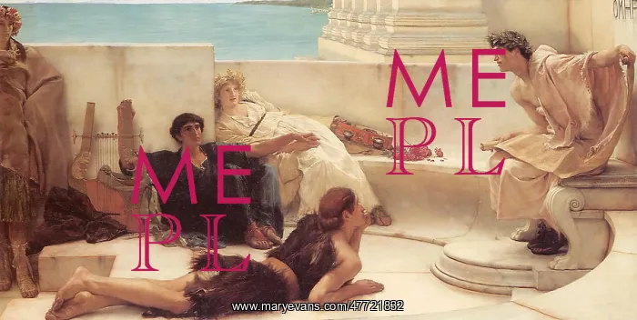 : Reading from Homer, by Alma-Tadema : Reading from Homer, by Alma-Tadema
