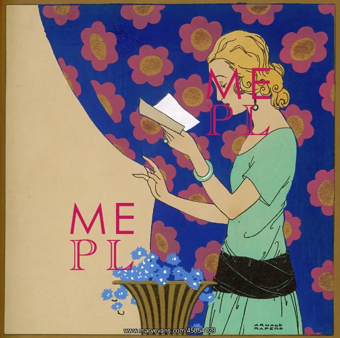 : READING A LETTER : READING A LETTER