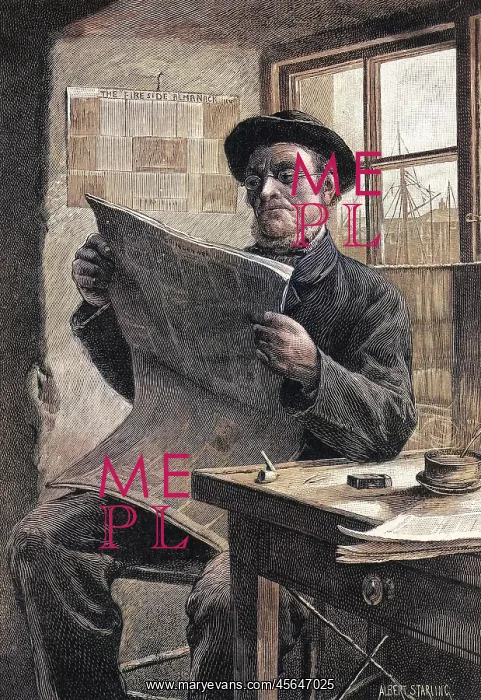  : READING NEWSPAPER