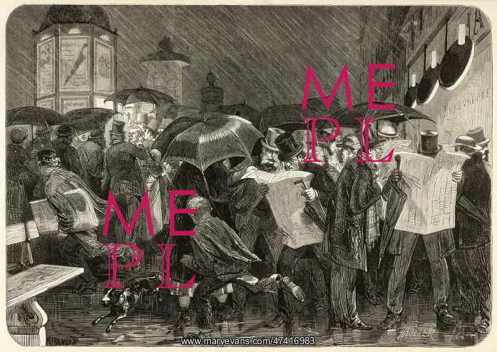 : Reading the papers in the rain : Reading the papers in the rain