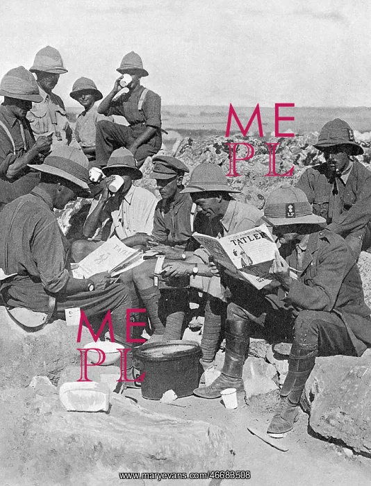 : Reading The Tatler in Gallipoli, WW1 : Reading The Tatler in Gallipoli, WW1