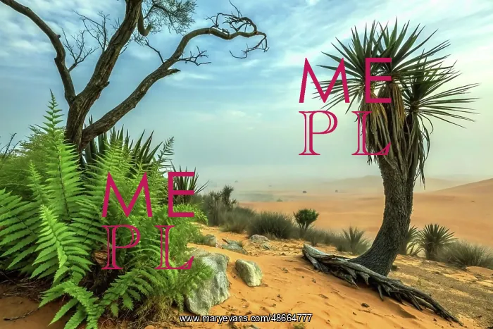 : A realistic landscape from the Triassic period : A realistic landscape from the Triassic period