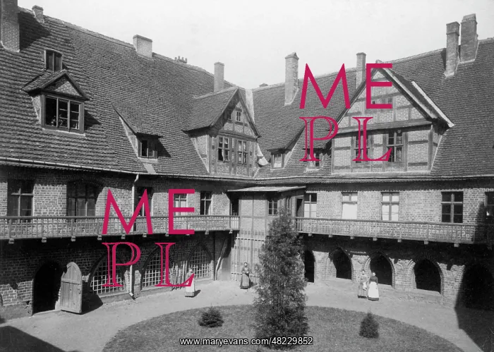 : Rear front of the abbey in the Heiligengrabe Monastery : Rear front of the abbey in the Heiligengrabe Monastery