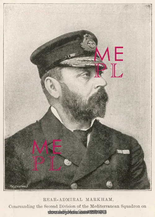 : Rear-Admiral Markham, of HMS Camperdown, 1893 : Rear-Admiral Markham, of HMS Camperdown, 1893